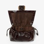 FENDI Mamma Baguette Large Brown inlaid hagfish leather bag - Image 4